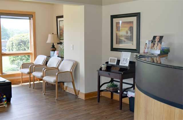 patient reception area